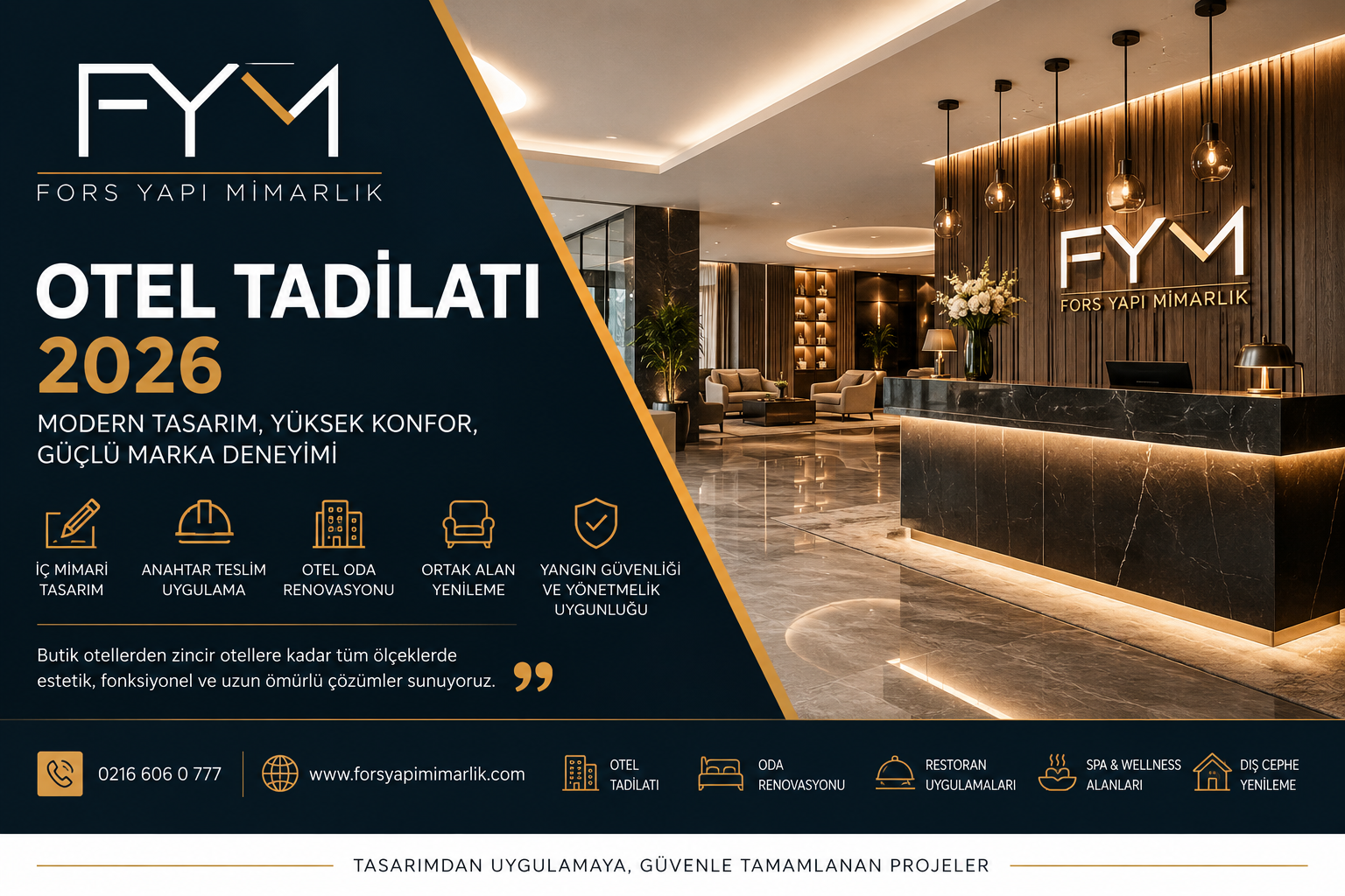 Otel Tadilatı Rehberi 2026 | Anahtar Teslim Otel Renovasyonu Nasıl Yapılır?